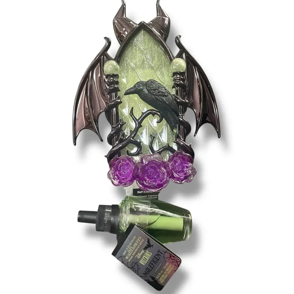 Bath & Body Works Disney Maleficent Dragon Wallflower Plug Nightlight w/ Refill - Picture 4 of 5